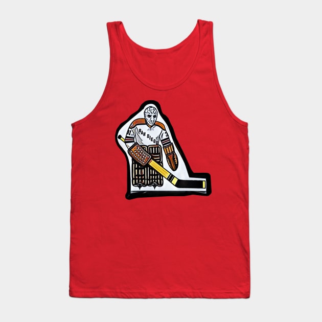 Coleco Table Hockey Players - San Diego Tank Top by mafmove